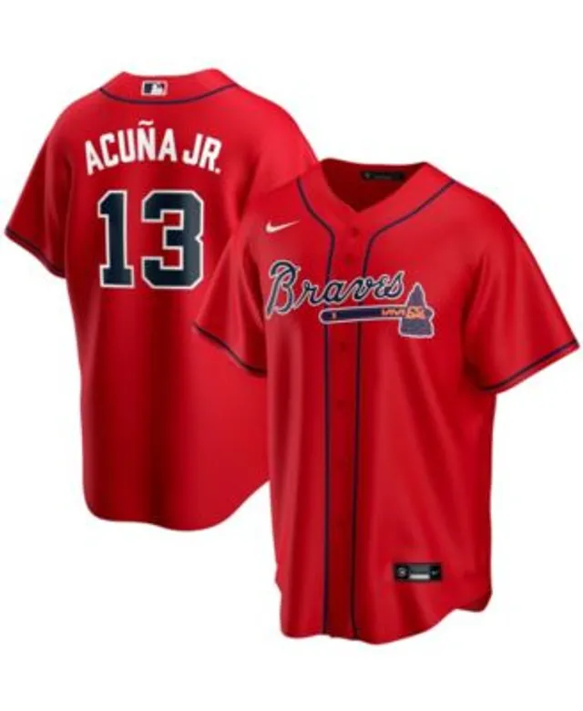 Nike Atlanta Braves Big Boys and Girls Name and Number Player T-shirt -  Ronald Acuna - Macy's