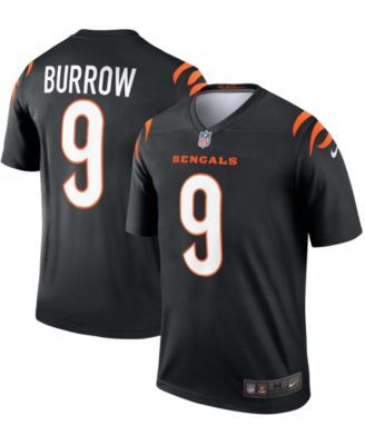 Men's Nike Joe Burrow Black Cincinnati Bengals Player Name & Number T-Shirt