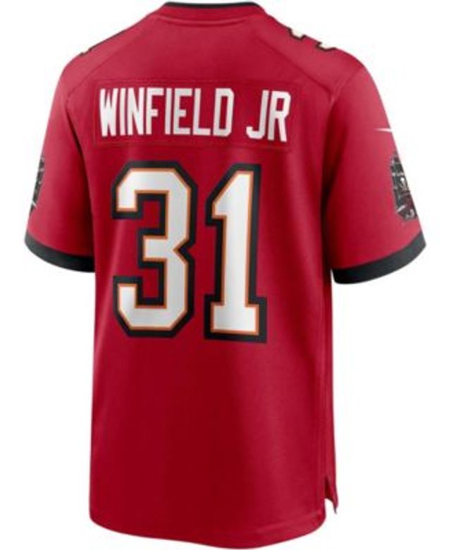 Men's Nike Antoine Winfield Jr. Pewter Tampa Bay Buccaneers Game Jersey Size: Medium