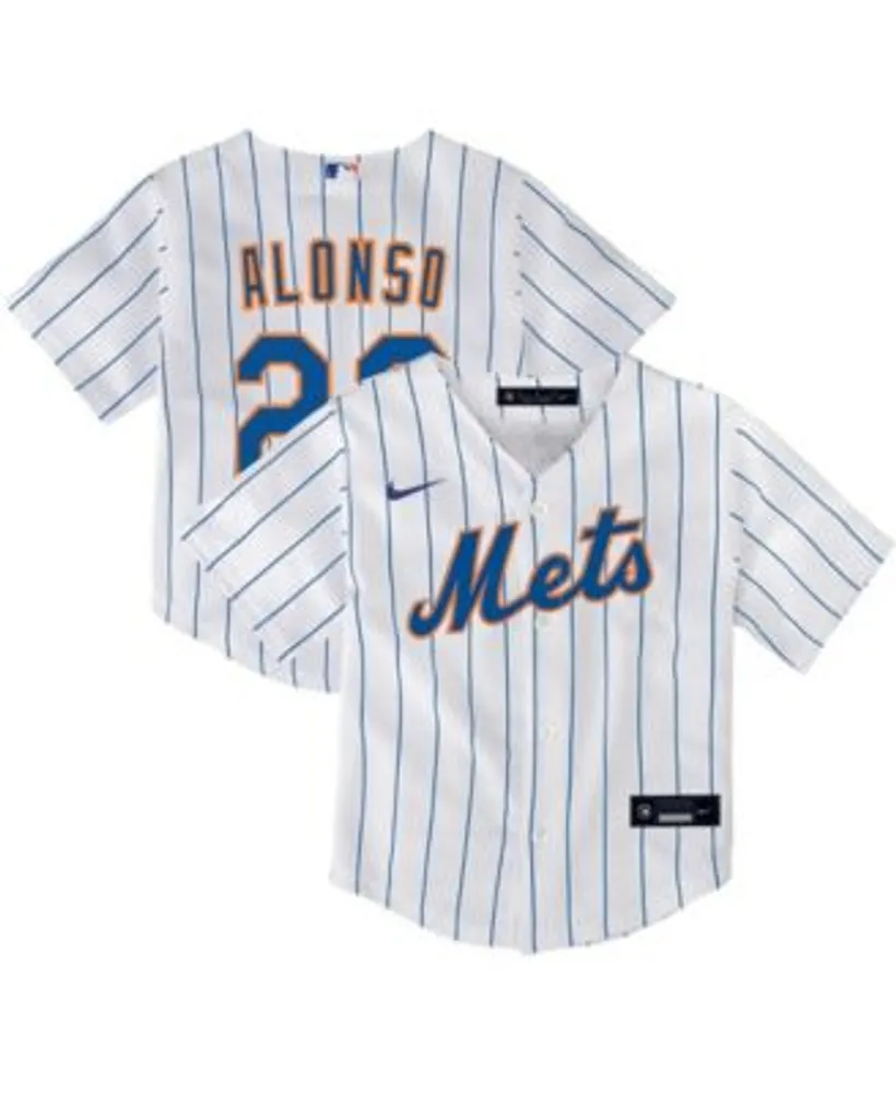 Nike Toddler Boys and Girls Pete Alonso White New York Mets Home Replica  Player Jersey
