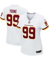 Men's Nike Chase Young Burgundy Washington Football Team Name & Number T- Shirt