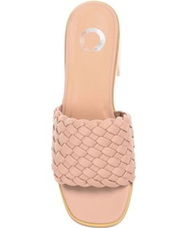 Michael Kors Women's Ingrid Woven Mid-Heel Mule Sandals - Macy's