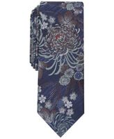 Men's Chrysanthemum Floral Skinny Tie, Created for Macy's