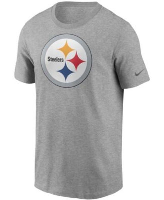 Men's Pittsburgh Steelers Nike Gold Fan Gear Primary Logo Long Sleeve  Performance T-Shirt