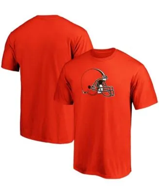 Nike Men's Orange Cleveland Browns Primary Logo T-Shirt - Orange