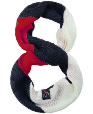 Women's Houston Texans Color Block Knit Infinity Scarf