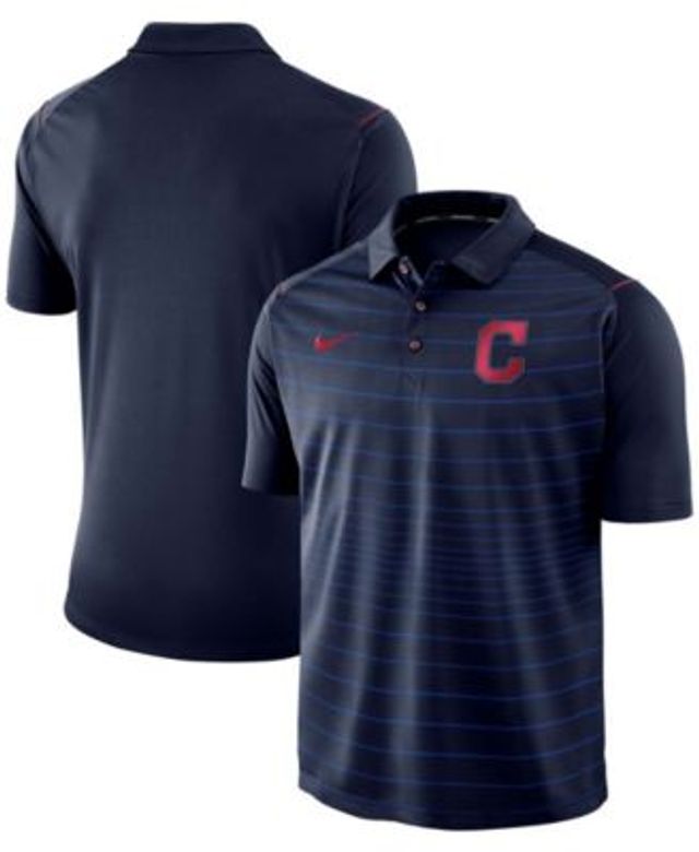  Cleveland Indians Mens Elite Polo Shirt (Color: White