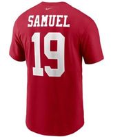 Men's Nike Christian McCaffrey Scarlet San Francisco 49ers Player Name &  Number T-Shirt