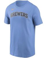 Christian Yelich Milwaukee Brewers Nike Youth Name & Number T-Shirt - Navy