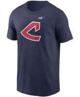 Cleveland Indians Youth Cooperstown T-Shirt - Navy Blue Size: Medium