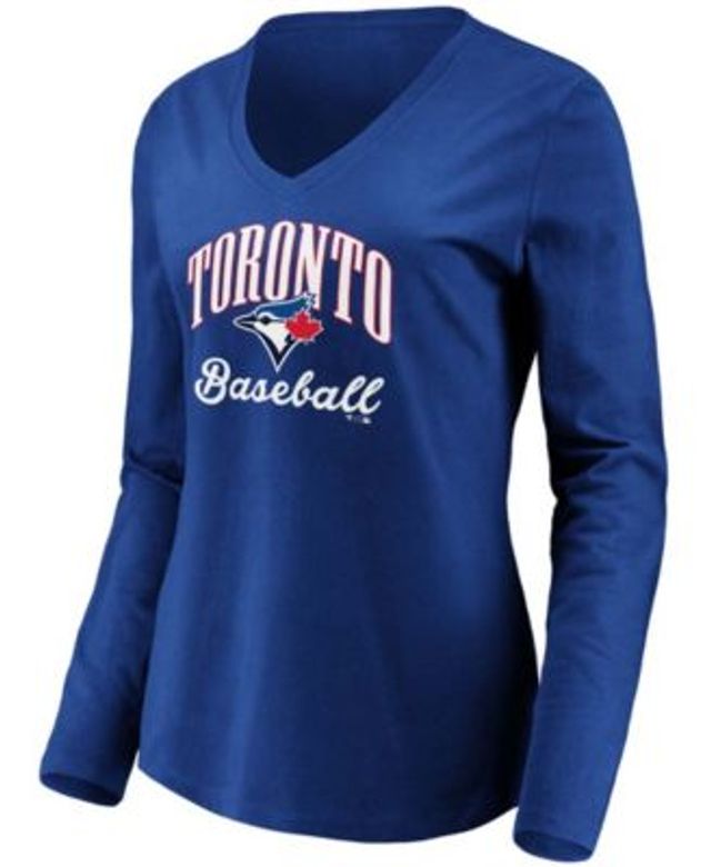 Toronto Blue Jays WEAR by Erin Andrews Women's Notch Neck Tie-Dye T-Shirt -  Royal