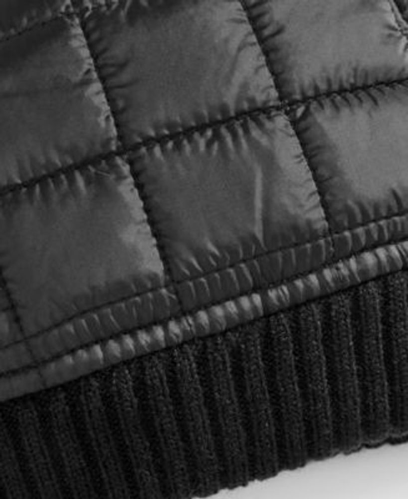 Men's Quilted Puffer Beanie, Created for Macy's