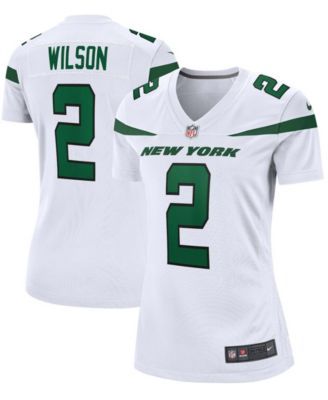 Men's Nike Zach Wilson Gray New York Jets Inverted Legend Jersey Size: Medium