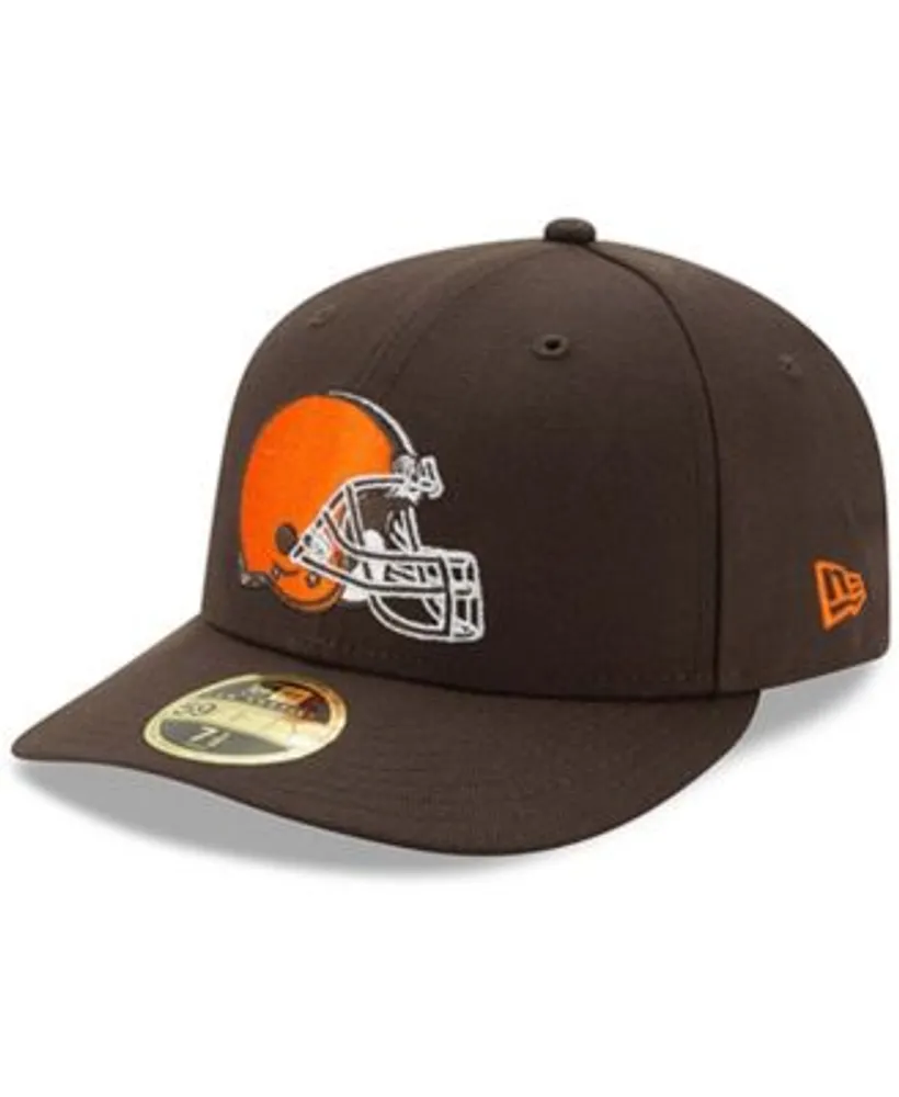 Men's New Era Orange Cleveland Browns Omaha Throwback