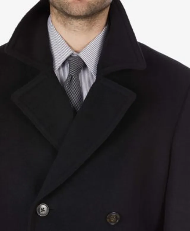 Lauren Ralph Lauren Men's Classic-Fit Double Breasted Lumber Peacoat -  Macy's