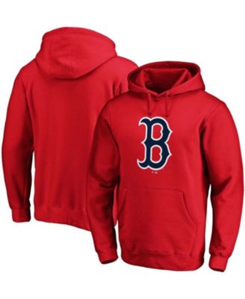 Men's Fanatics Branded Cream/Navy Boston Red Sox Full-Zip Hoodie