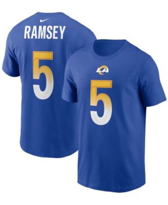 Nike Men's Jalen Ramsey Aqua Miami Dolphins Player Name and Number