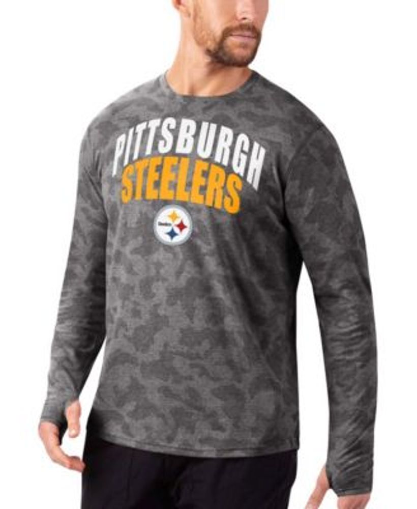 MSX by Michael Strahan Men's Black Pittsburgh Steelers Camo