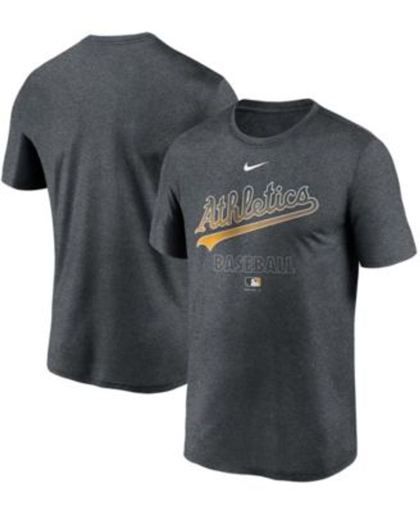 Men's Oakland Athletics Nike Gray Road Authentic Team Jersey