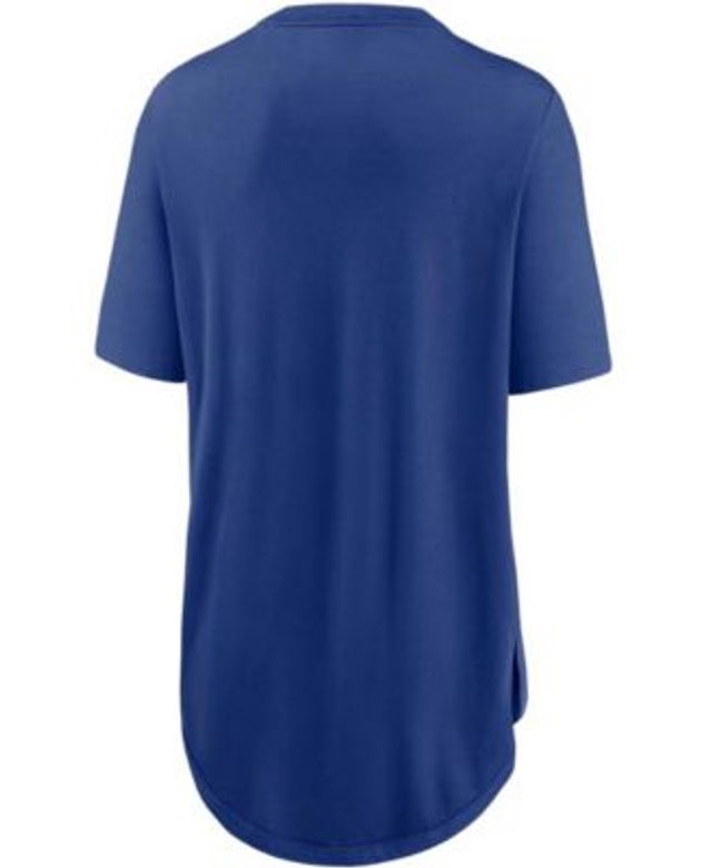 Nike Women's Royal New York Mets Authentic Collection Baseball Fashion Tri-Blend T-Shirt - Royal