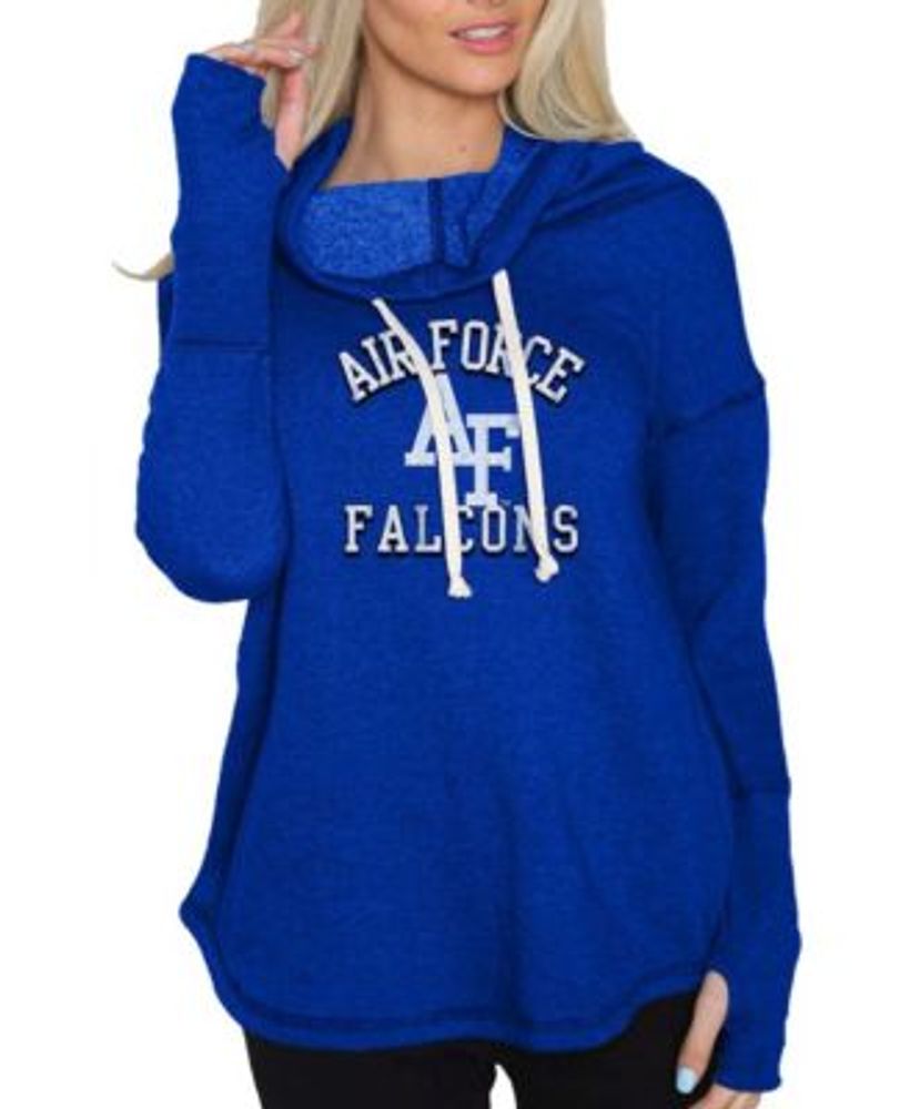 Original Retro Brand Women's Royal Air Force Falcons Funnel Neck Pullover  Sweatshirt