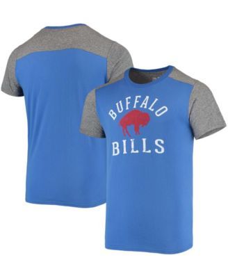 Buffalo Bills Majestic Threads Gridiron Classics Raglan 3/4-Sleeve T-Shirt  - Cream/Royal