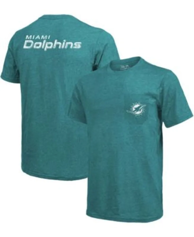 Men's Fanatics Branded Aqua Miami Dolphins #1 Dad T-Shirt