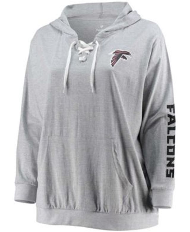 Lids Denver Broncos Fanatics Branded Women's Plus Lace-Up Pullover Hoodie -  Heathered Gray