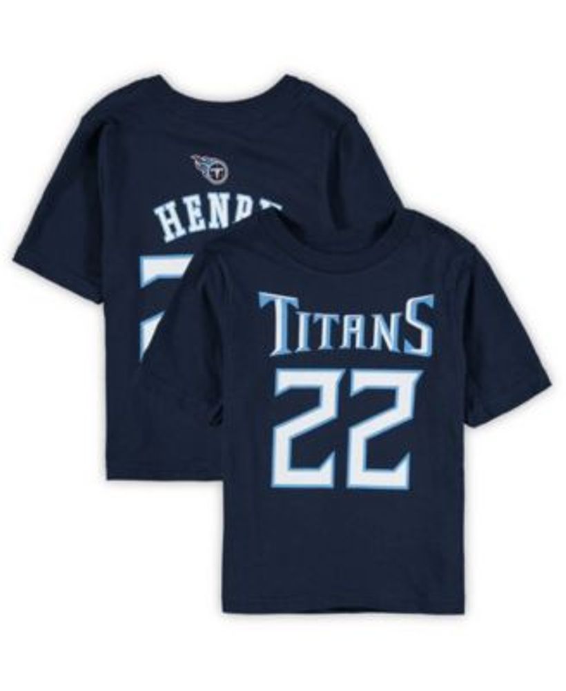 Men's Nike Derrick Henry White Tennessee Titans Name & Number T-Shirt