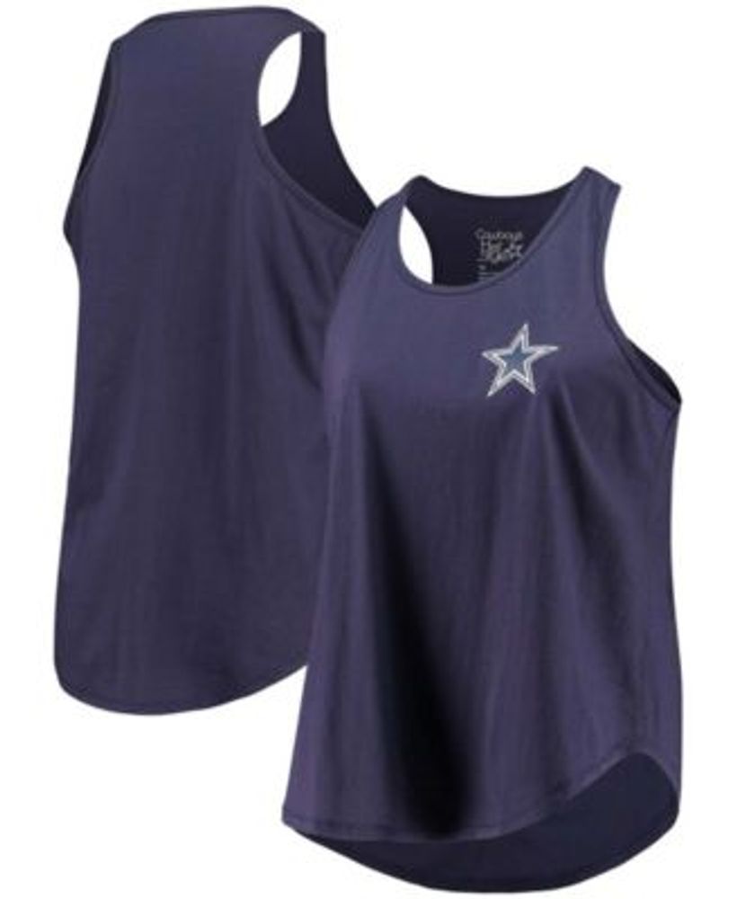 Fanatics Women's Navy Dallas Cowboys Plus Size Racerback Tank Top