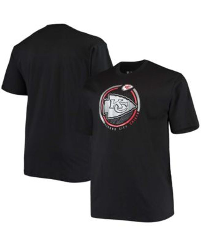 Men's Nike Black Kansas City Chiefs RFLCTV Name and Logo T-Shirt