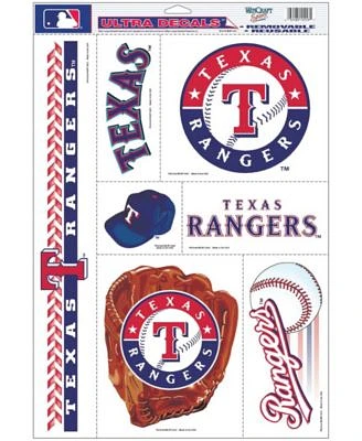 Multi Texas Rangers 11" x 17" Multi-Use Decal Sheet, Pack of 7