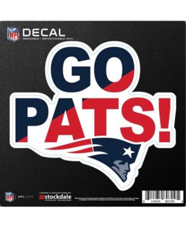 New England Patriots WinCraft Logo 4 x 4 Color Perfect Cut Decal