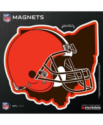 Denver Broncos Jersey 6 x 6 Oval Full Color Magnet