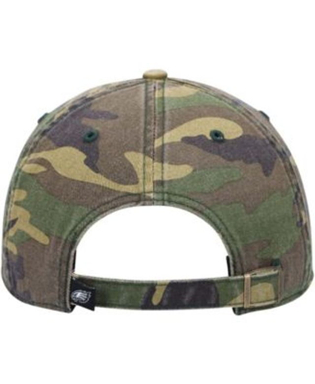 Men's '47 Camo Philadelphia Eagles Woodland Clean Up Adjustable Hat