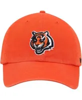 Mens Cincinnati Bengals '47 Brand Black Cleanup Adjustable Hat