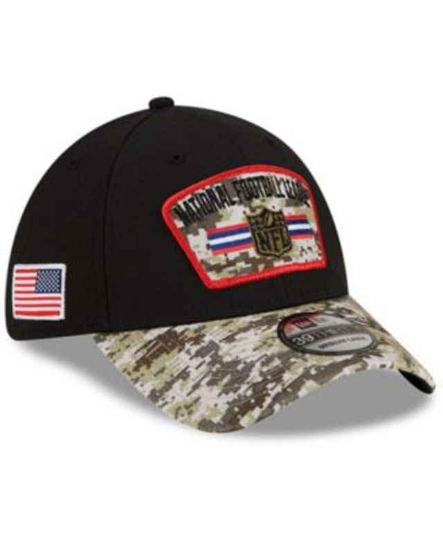 New Era Black/Camo Minnesota Vikings 2021 Salute to Service Low Profile 59FIFTY Fitted Hat