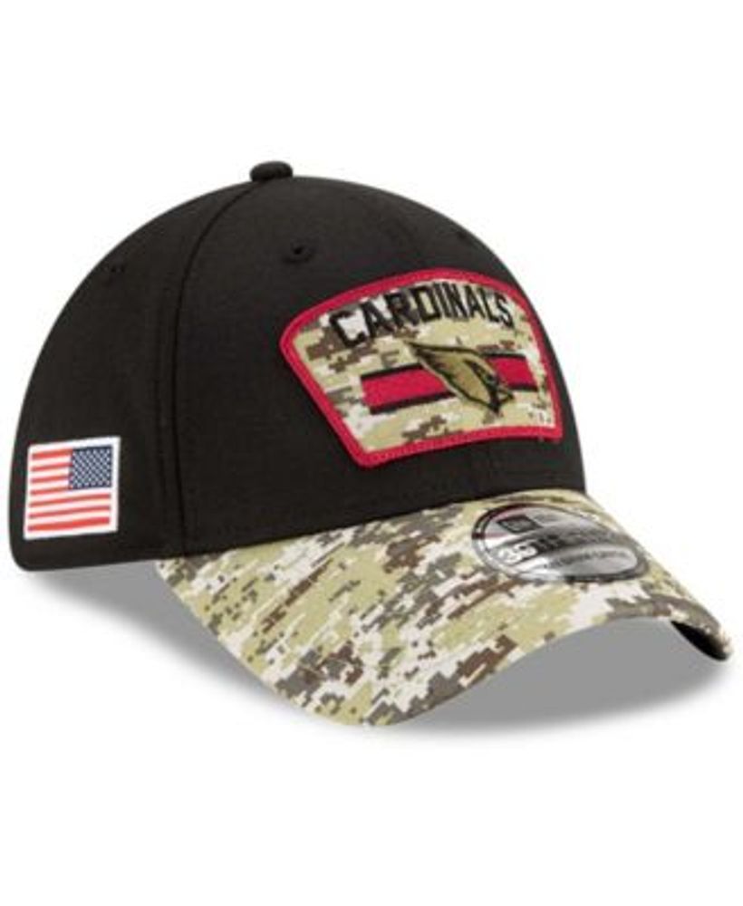 New Era Men's Black-Camouflage Seattle Seahawks 2021 Salute to Service Historic Logo 39THIRTY Flex Hat