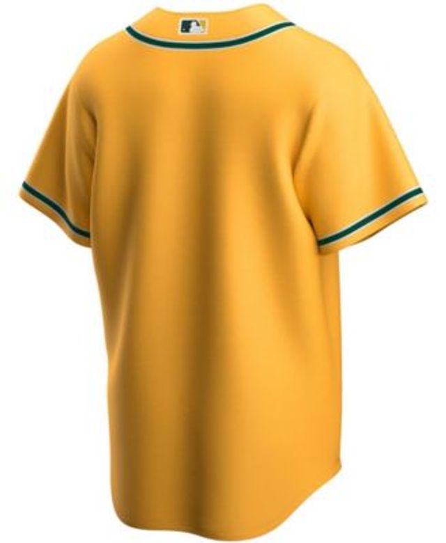 Men's Nike Kelly Green Oakland Athletics Road Cooperstown Collection Team  Jersey