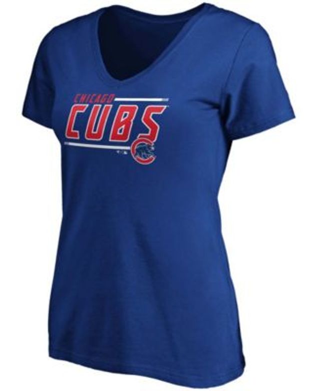 Women's Fanatics Branded Royal Chicago Cubs Hometown Chi-Town V-Neck T-Shirt Size: Extra Large