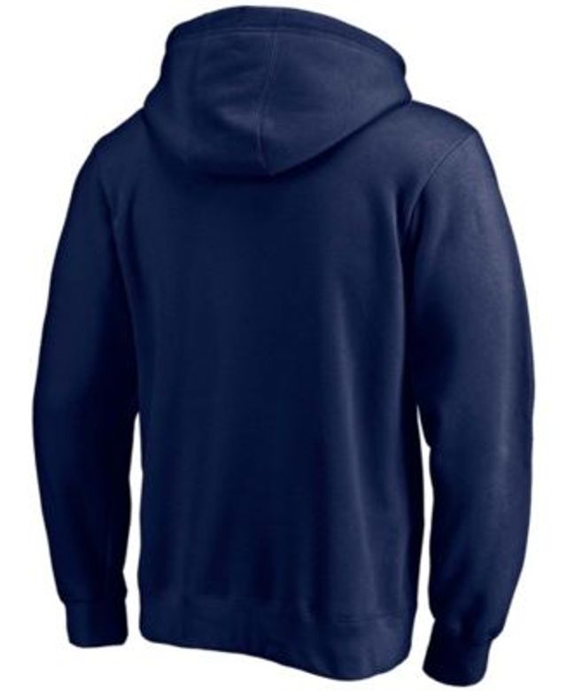 Men's New York Yankees Navy Jersey Muscle Sleeveless Pullover Hoodie