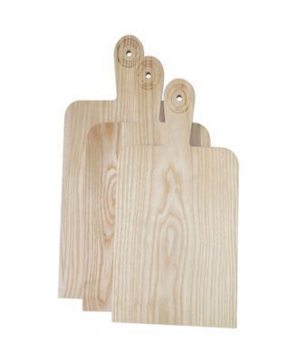 Ash Wood Cutting Board Set, 3 Piece