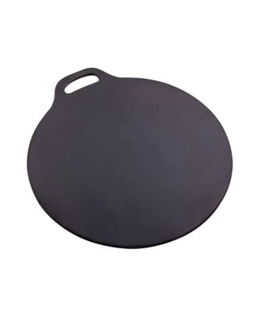 Victoria 12-Inch Cast Iron Comal Pizza Pan with a Long Handle 12 Inch,  Black