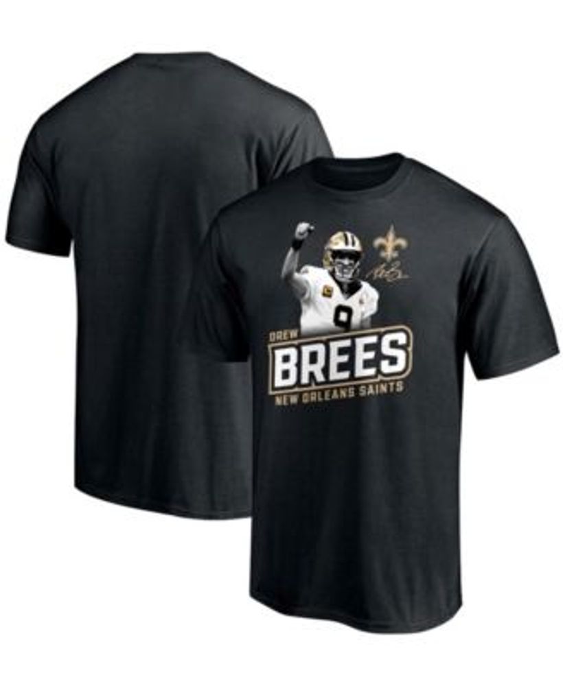 Fanatics Men's Drew Brees Black New Orleans Saints Hometown T-shirt