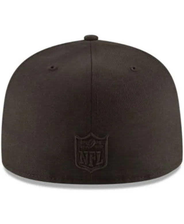 Men's New Era Black New England Patriots Color Dim 59FIFTY