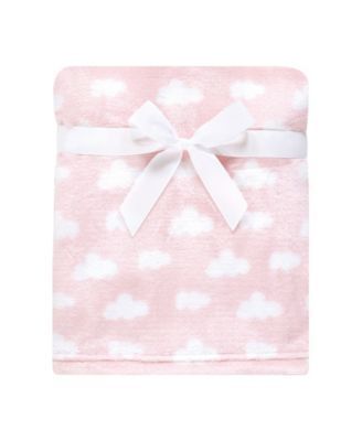 Baby Girls Plush Blanket with Security Blanket, Pack of 2