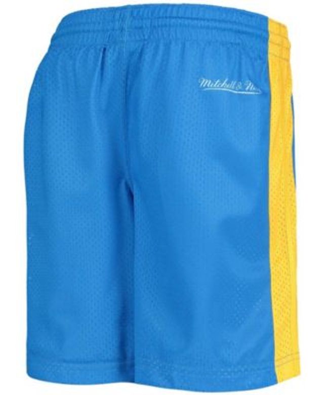 Dallas Mavericks Youth Hardwood Classics Throwback Big Face Mesh Shorts -  Green