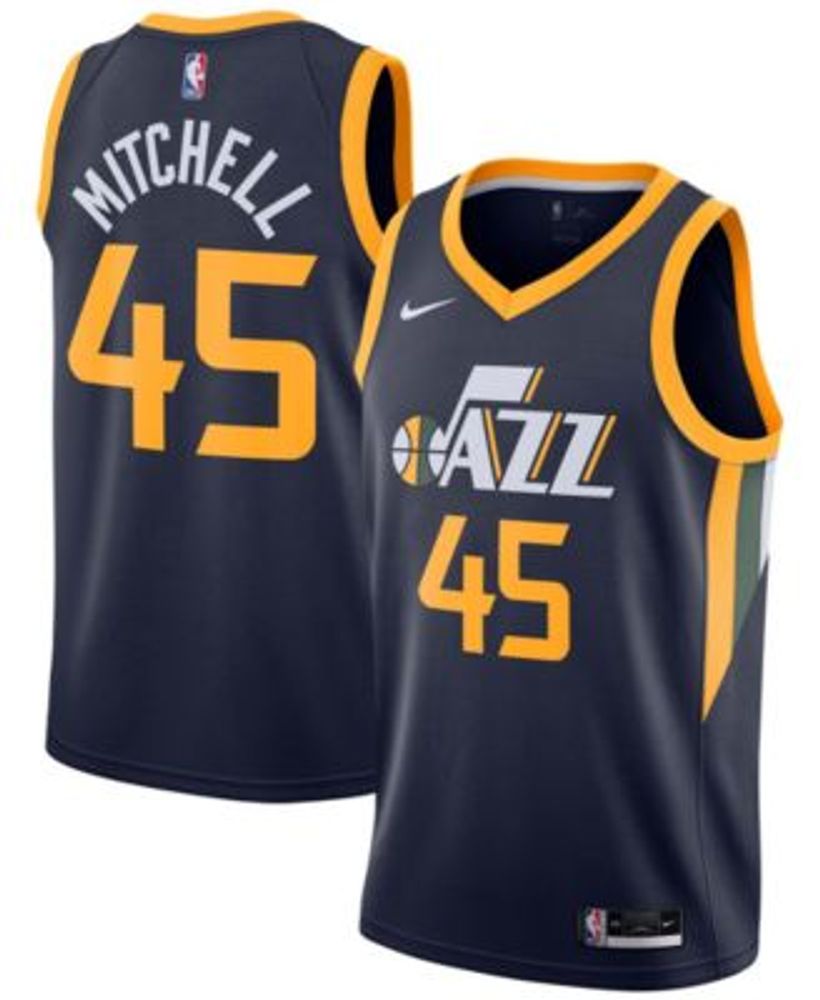 Utah Jazz Donovan Mitchell 45 Black 2022-23 Statement Edition Men