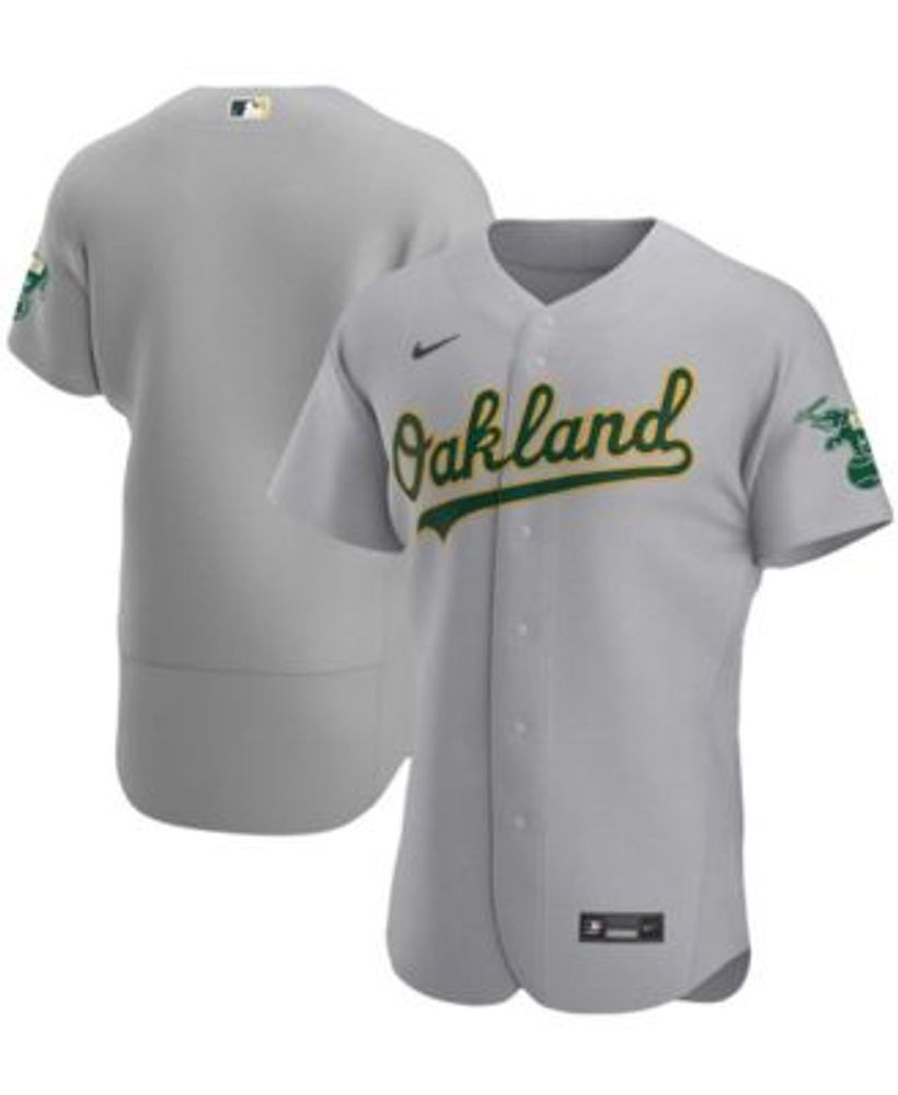Men's Nike Kelly Green Oakland Athletics Road Cooperstown Collection Team  Jersey 
