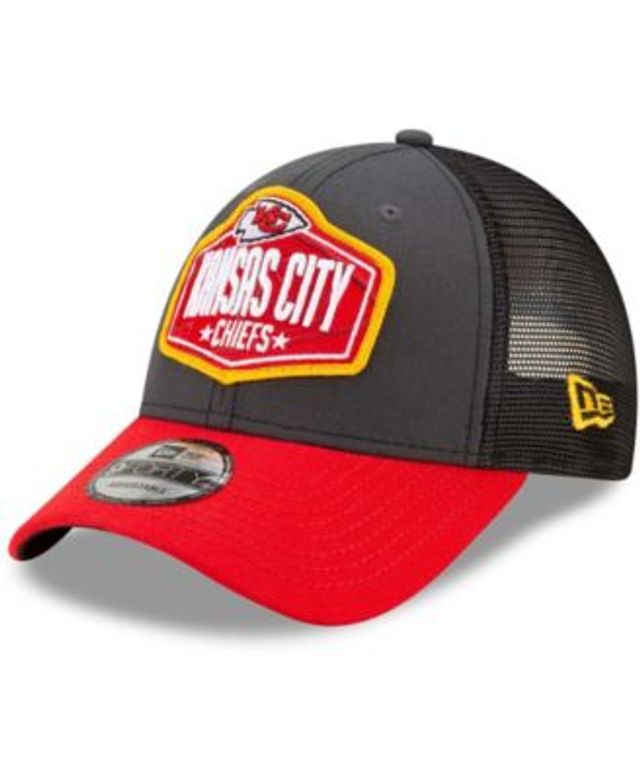 Men's New Era Graphite/Red Kansas City Chiefs 2021 NFL Draft